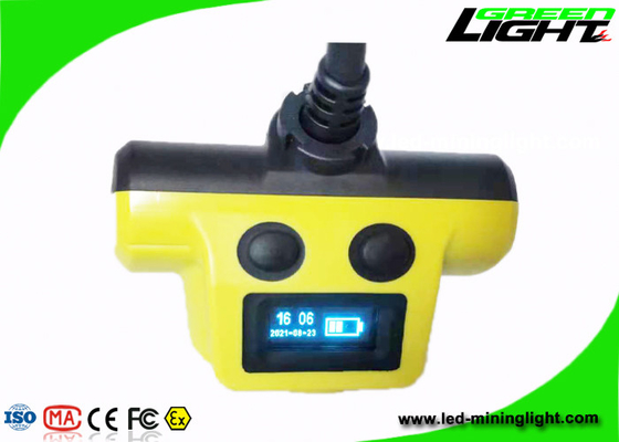 18hrs Long Time Corded Mining Hard Hat Lights 25000lux IP68 Waterproof 530lum 13.6Ah Rechargeable Best Mining Headlamp