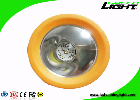 Cordless 1.1W LED Mining Cap Lamp Waterproof 10000lux 143lum USB Charging Led Miner Headlight