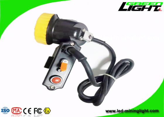 Corded 650lum 3.7W Mining Cap Lamps Rechargeable 50000Lux GL6-B For Hunting