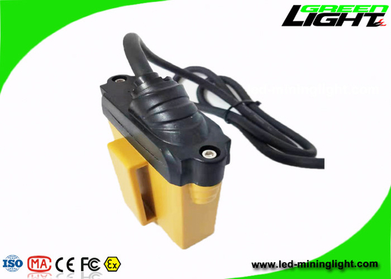 25000Lux 10.4Ah Flashing Mining Cap Lamp 348lum Adjustable Headclip With Rear Warning Lights