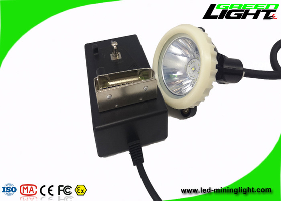 6600mA Mining Cap Lights 4000/10000Lux Anti Explosion Rechargeable IP67 Waterproof Led Corded Miners Cap Lamp