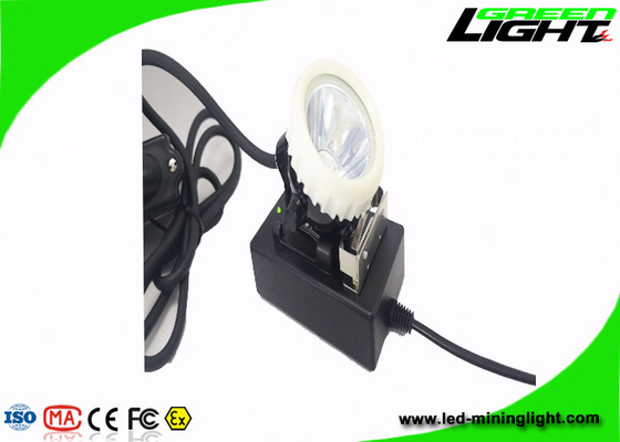 6600mA Mining Cap Lights 4000/10000Lux Anti Explosion Rechargeable IP67 Waterproof Led Corded Miners Cap Lamp