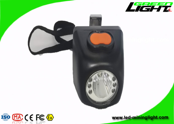 4.5Ah Rechargeable Cordless Mining Cap Lamp 4000Lux 1.3W With Safety Rope Digital Screen