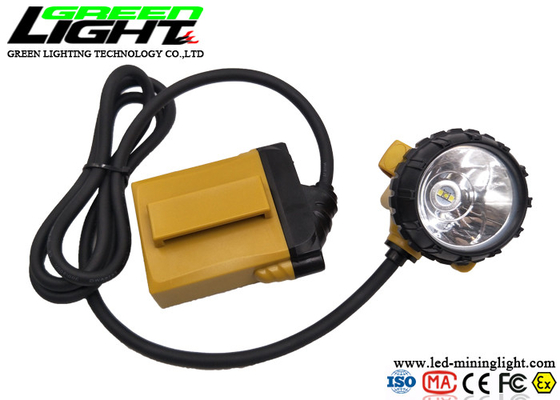 348lum 10.4Ah Corded Led Mining Headlamp 25000lux SOS Auxiliary