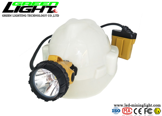 348lum 10.4Ah Corded Led Mining Headlamp 25000lux SOS Auxiliary