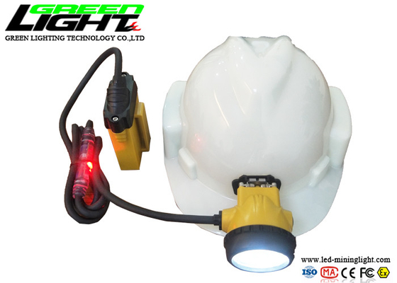 ATEX 800mA LED Miners Cap Lamp 25000Lux 348lum Underground