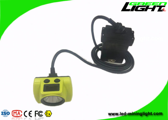 13.6Ah Coal Mining Lights Panasonic Battery USB 25000Lux 530lum IP68 Waterproof Miner Cap Lamp