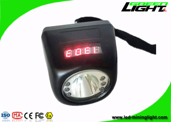 221lum 8000Lux Coal Miners Hat Light Waterproof Rechargeable Digital Screen Headlight