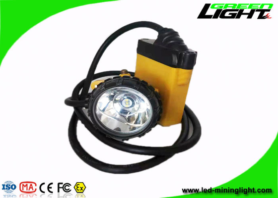 10.4Ah 25000Lux Led Safety Cap Lamp SOS Explosion Proof GL12-A With Cable