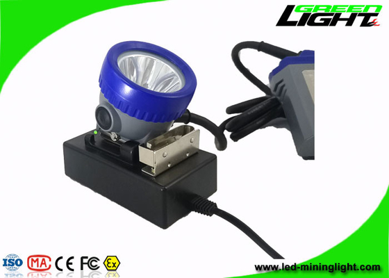Li Ion Battery 6.6Ah LED Mining Headlamp Waterproof 10000Lux For Camping