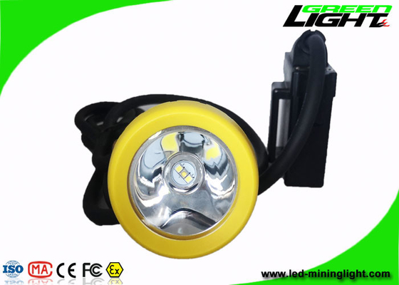 10000Lux LED Mining Light 1.67w 7.8Ah Waterproof 216lum Rechargeable Headlight USB Charging for Coal Mining