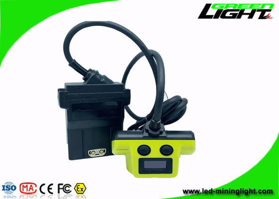 OLED 13.6Ah Rechargeable LED Mining Lamp 25000 Lux Coal Miner Cap Light 18hrs Long Working Time