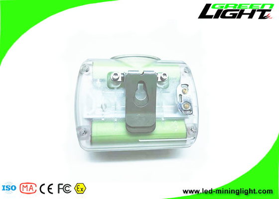 Transparent 13000 Lux Cordless Led Mining Lights IP68 Waterproof Cree Led With OLED Screen Miner Headlamp