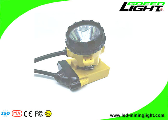 25000Lux Led Miner Cap Lights 10.4Ah SAMSUNG Battery Explosion Proof for Underground Mining