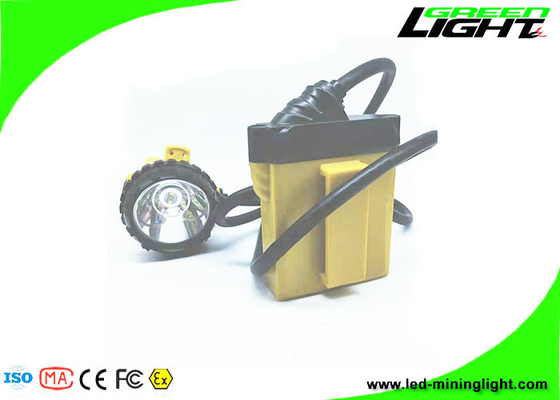 25000Lux Led Miner Cap Lights 10.4Ah SAMSUNG Battery Explosion Proof for Underground Mining