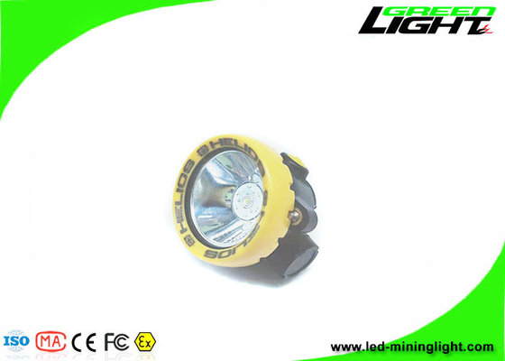 IP67 Waterproof Rechargeable Miners Headlamp ABS PC 5000Lux Cordless Cap Lamp for Underground