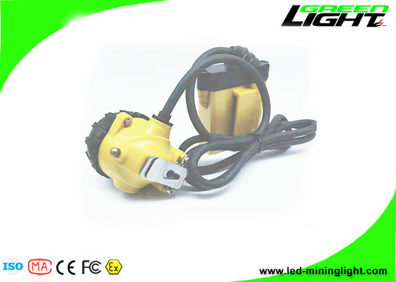 25000Lux 10.4Ah Corded Mining Cap Lamp Underground Mining Headlamps Aluminum Lighting Cup