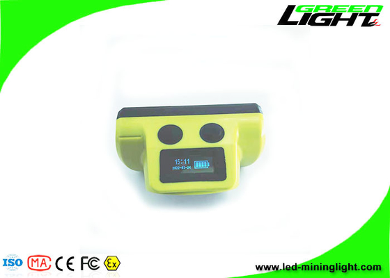 OLED Screen 18000 Lux LED Mining Cap Lights Explosion Proof 6.8Ah Cordless Rechargeable Miners Headlight