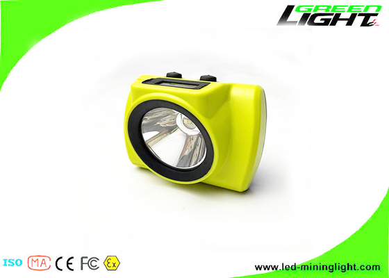 18000lux OLED Screen LED Mining Cap Lights Underground 6.8Ah Panasonic Miner Headlamp Rechargeable For Tracking System