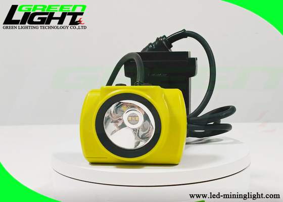 Safety Miner Cap Lamp 13.6Ah Panasonic Rechargeable Battery 4.07W 1100mA 530LUM