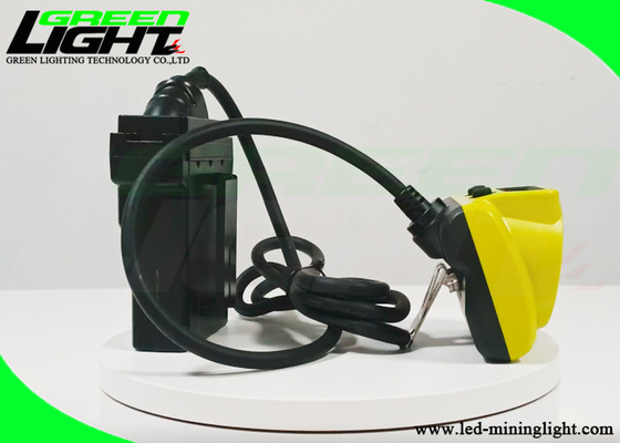Safety Miner Cap Lamp 13.6Ah Panasonic Rechargeable Battery 4.07W 1100mA 530LUM