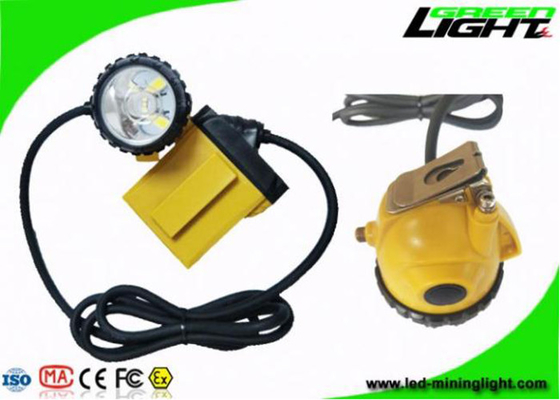 25000lux Super Bright Rechargeable LED Miners Lamp 10.4Ah SAMSUNG Battery IP68 3W Waterproof Headlamp