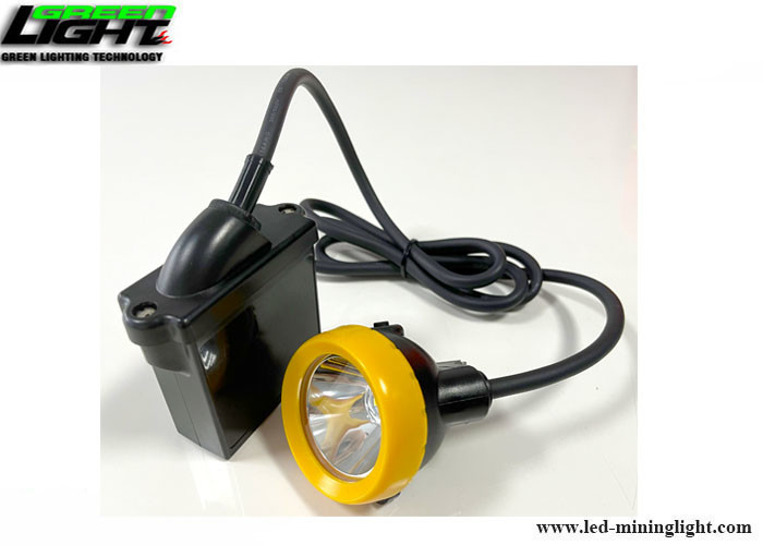 Flame Safety Mining Cap Lamp 3.7V 10000lux Long Battery Life Used In Mines