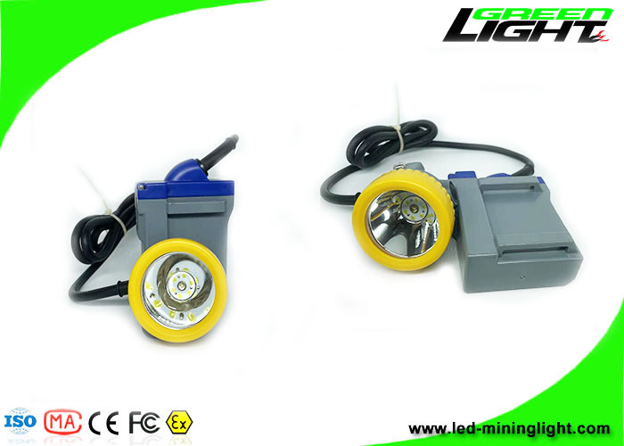 Rechargeable LED Underground Coal Mining Light 15000 Lux 6600 MAh 16hrs Long Working Time Headlamp