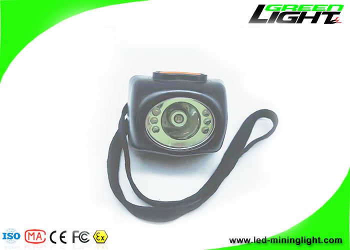 IP68 Waterproof 8000lux Digital Screen Miner Headlamp Rechargeable 221lum 15 Hrs Long Working Time