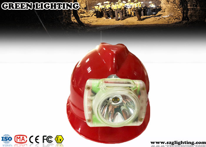 GLC-6 IP68 5.2AH Mining Cap Lights With OLED Screen 200g Weight 13000 Lux