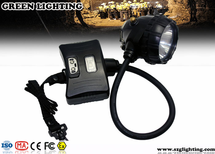 1.6W Semi Corded CREE Led Cap Lamp Underground Mining Three Charging Modes