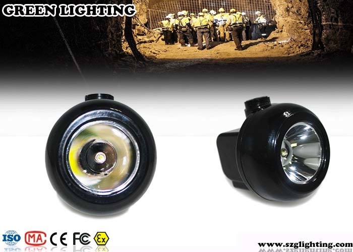 IP68 Rechargeable Cordless Cap Lamp Mining , 5.6Ah Li-Ion Cordless Cap Lamp