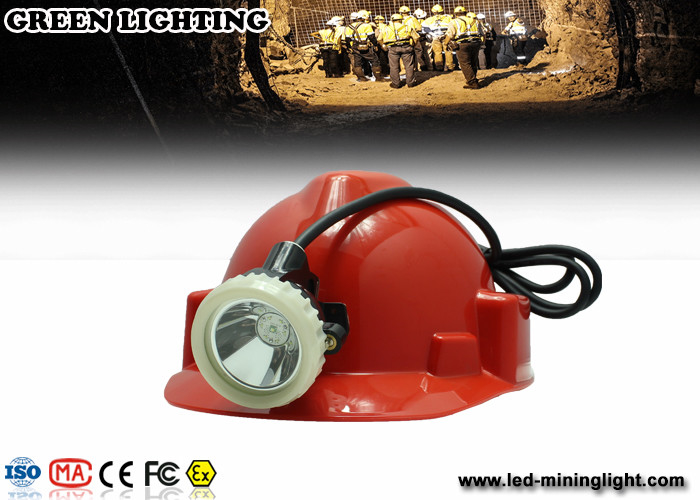 LED waterproof mining cap lights with Li-ion battery , GL5LM-B 10000lux / 6.6Ah