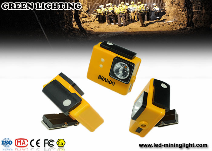 yellow GLC-3A 6000Lux rechargeable safety mining lamp with 3.2Ah battery capacity with photo frame model