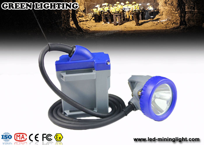 10000 Lux cree led explosion proof cable cord carbide lamp rechargeable IP68 water proof