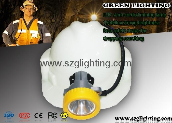 GST -7B 8000 Lux 350mA Coal Mining Lights , digital Mining Cap Lights anti explossion