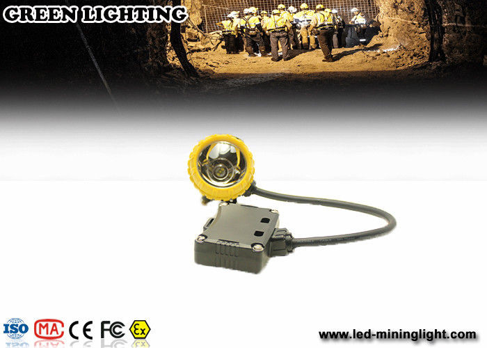 IP68 semi Corded rechargeable miners helmet light headlamp GS5- C 10000 Lux 6.6Ah 1.6W