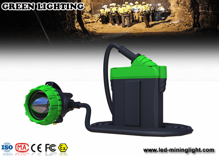 25000lux Super Brightness Rechargeable Head Torch , Color Customized Longwire Mining Lamp