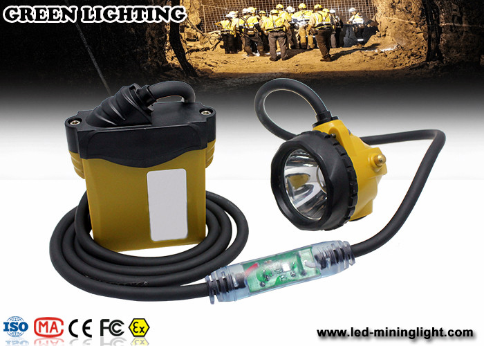 LED Mining Cap Lights miners cap lamp with 3.7V 10.4Ah SAMSUNG battery pack