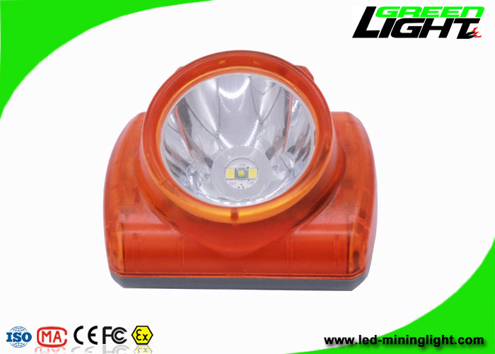 Explosion Proof Miners Lights For Hard Hats , Lightweight Led Miners Cap Lamp 13000 Lux