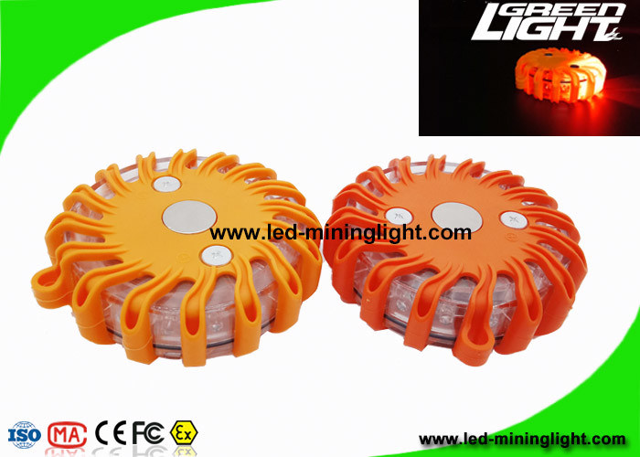 Rechargeable Safety LED Road Flares , Portable Emergency Warning Strobe Lights for Undercarriage Lighting