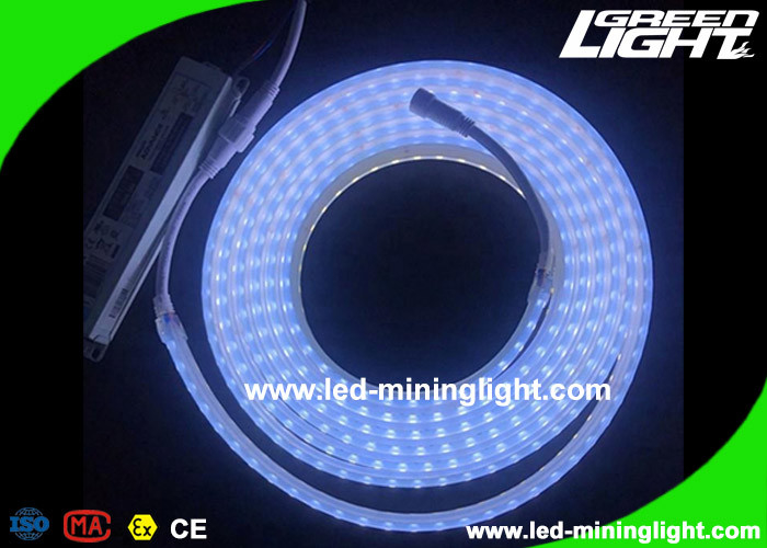 High Brightness Cool White Industrial Underground Led Strip Lights 24 Volt 300 Leds 1 Year Warranty