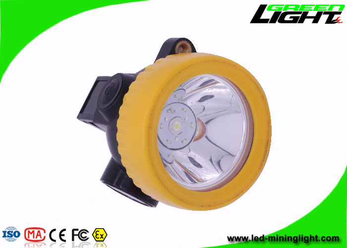 4000lux strong brightness Environmental LED Miners Cap Lamp Small Size With All - In - One Structure