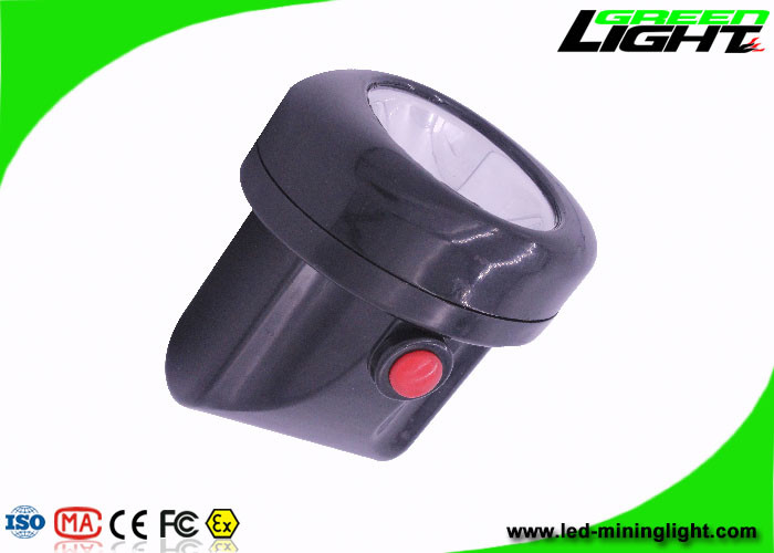 Long Working Time Coal Mining Lights , 4000 Lux High Beam Miners Helmet Light