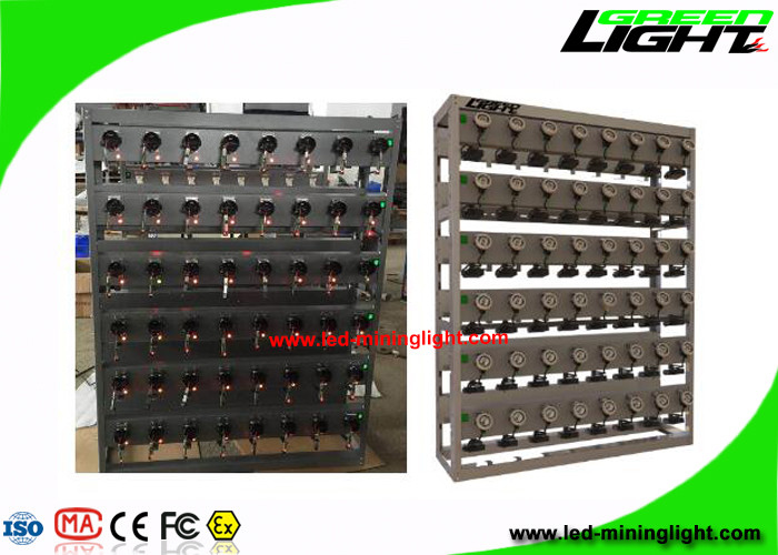 Grey Color Coal Mining Light Charging Rack With Detachable Structure