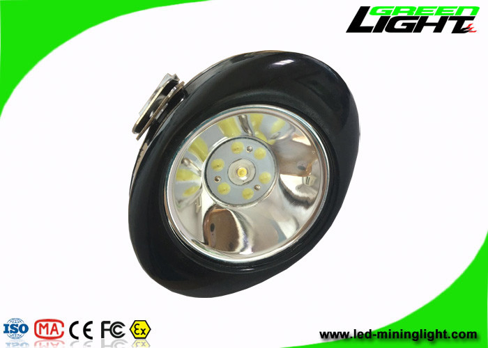 10000lux High Power Cordless Mining Lights , LED Mining Cap Lamp Light Weight 143g