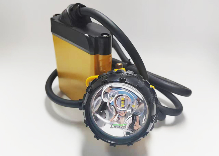 348lum 3W Coal Mine Lamp Rechargeable Led Miner Safety Head Lamps 10.4Ah Big Battery Capacity
