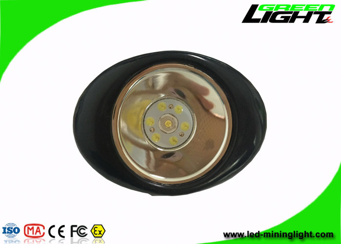 10000lux High Lightness LED Mining Cap Lamp 6 - 8 Hours Working Time With Colorful PC Shell