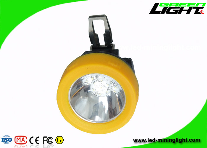 Anti Flame Miners Cap Lamps Cordless 3.8Ah Battery 13 - 15hours Working Time CE support USB charging