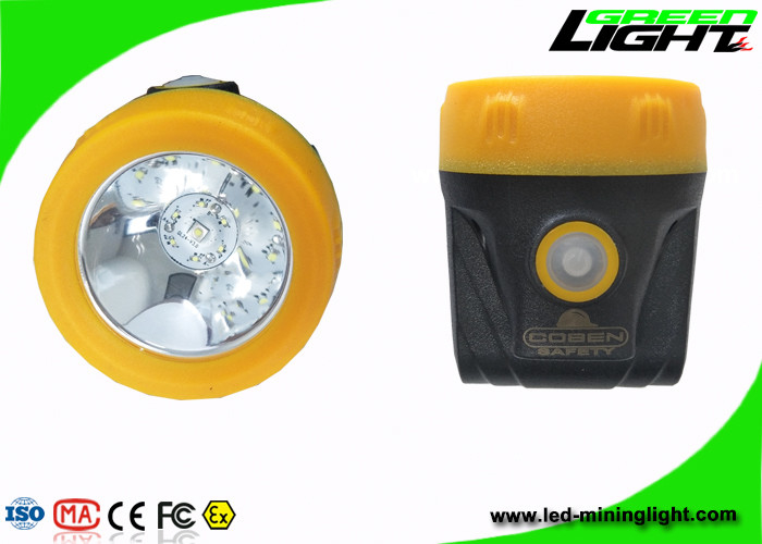 All - In - One structure waterproof Cordless Mining Cap Lamp High Beam Brightness 10000 Lux With Magnetic Charging Port